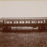 Interborough Subway Car, Side View, early 1900s (via the NYPL)<br/>